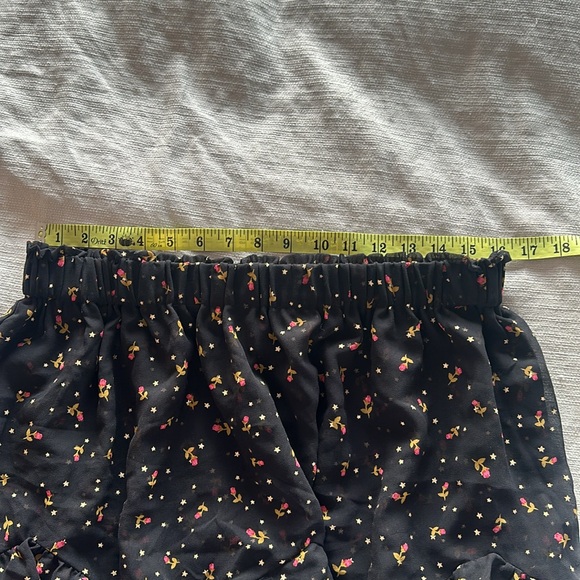 FOR LOVE & LEMONS Willow handkerchief Mini Skirt Black XL - Picture 6 of 7